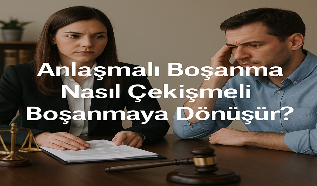 Anlaşmalı boşanma nasıl çekişmeli boşanmaya dönüşür?