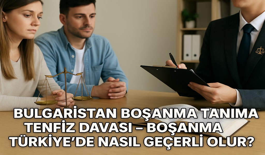 Bulgaristan Boşanma Tanıma Tenfiz Davası Türkiye'de Nasıl Geçerli Olur?
