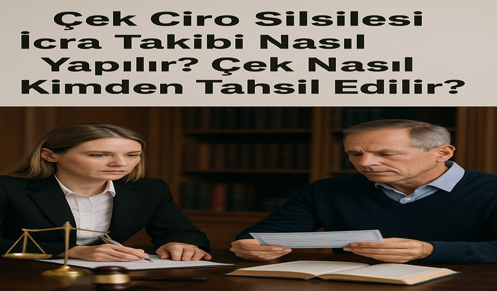 Çek Ciro Silsilesi İcra Takibi Nasıl Yapılır? Çek Nasıl Kimden Tahsil Edilir?