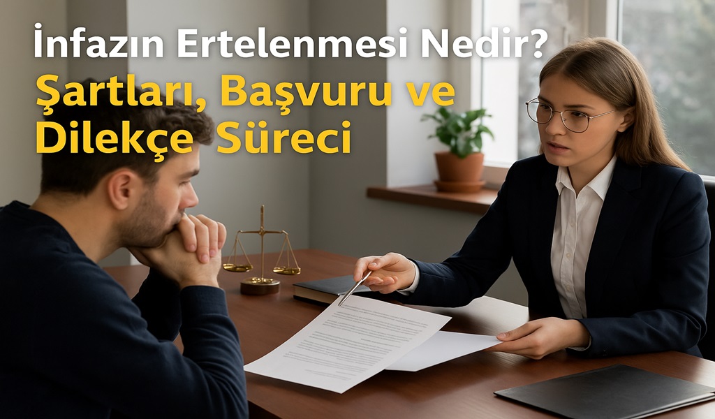 İnfazın Ertelenmesi Durdurulması Geri Bırakılması İstemi Nasıl Olur?