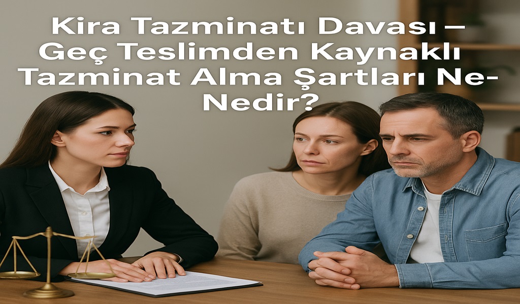 Kira Tazminatı Davası - Geç Teslimden Kaynaklı Tazminat Alma Şartları Nedir?