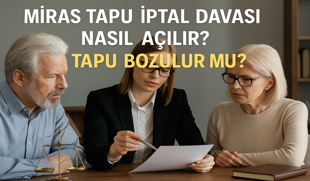 Miras Tapu İptal Davası Nasıl Açılır? Tapu Bozulur Mu?