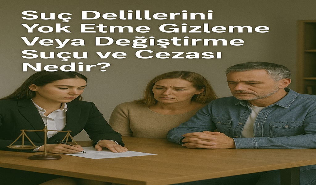 Suç Delillerini Yok Etme Gizleme Veya Değiştirme Suçu ve Cezası Nedir?