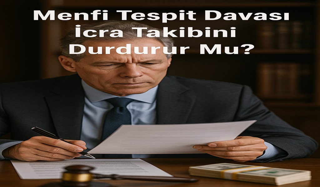 Menfi Tespit Davası İcra Takibini Durdurur Mu
