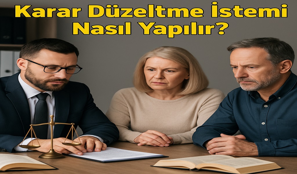 Karar Düzeltme Nasıl Yapılır İstemi?