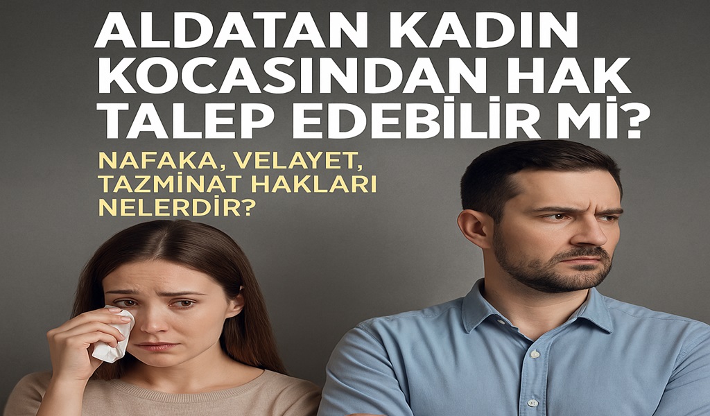 Aldatan Kadın Kocasından Hak Talep Edebilir mi? Nafaka, Velayet, Tazminat Hakları Nelerdir?