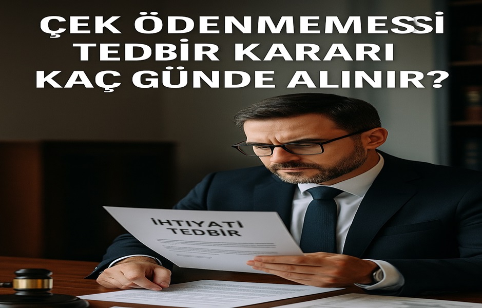 Çek Numarasına Ait İhtiyati Tedbir Kararı Nedir, Nasıl Alınır?