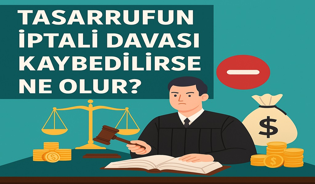 Tasarrufun iptali davası kaybedilirse ne olur?