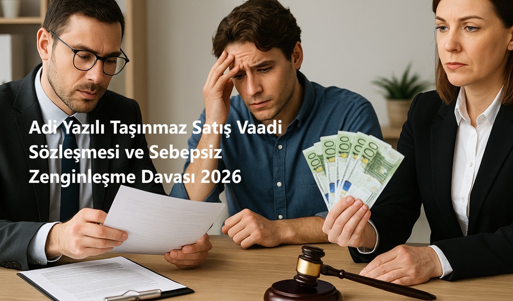 Adi Yazılı Taşınmaz Satış Vaadi Sözleşmesi ve Sebepsiz Zenginleşme Davası 2026