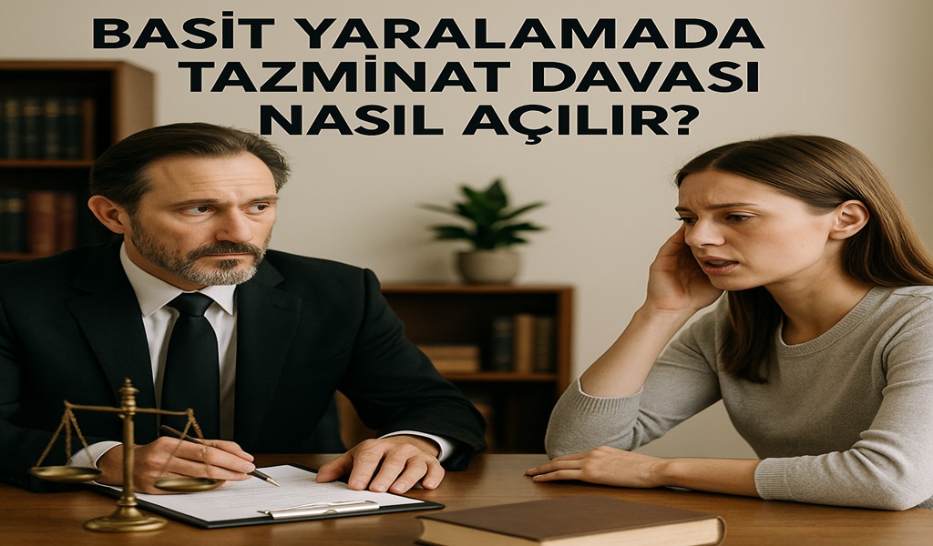 Basit Yaralamada Tazminat Davası Nasıl Açılır 2026?