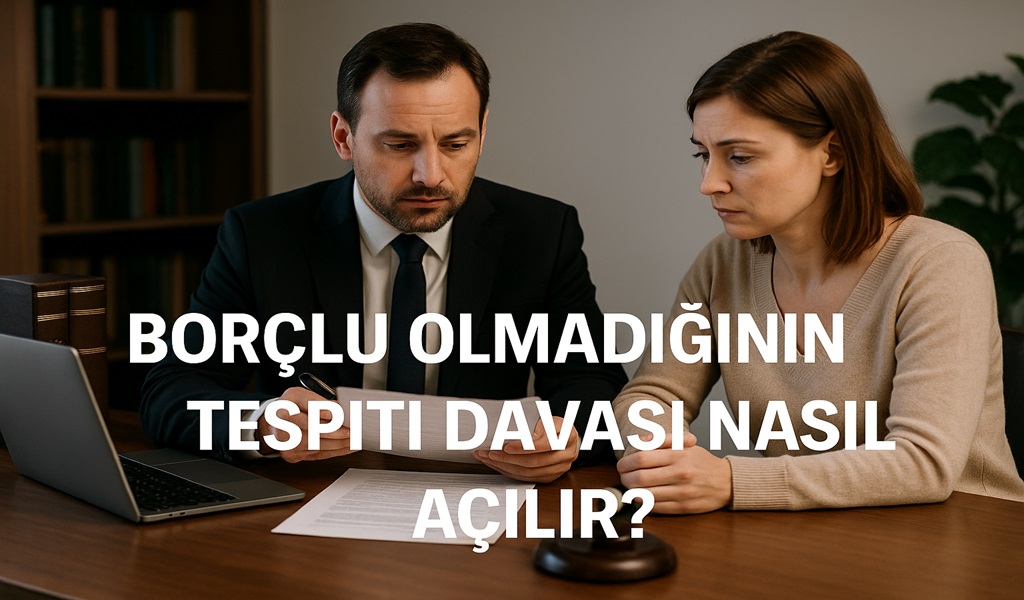 Borçlu Olmadığının Tespiti Davası Nasıl Açılır 2026?