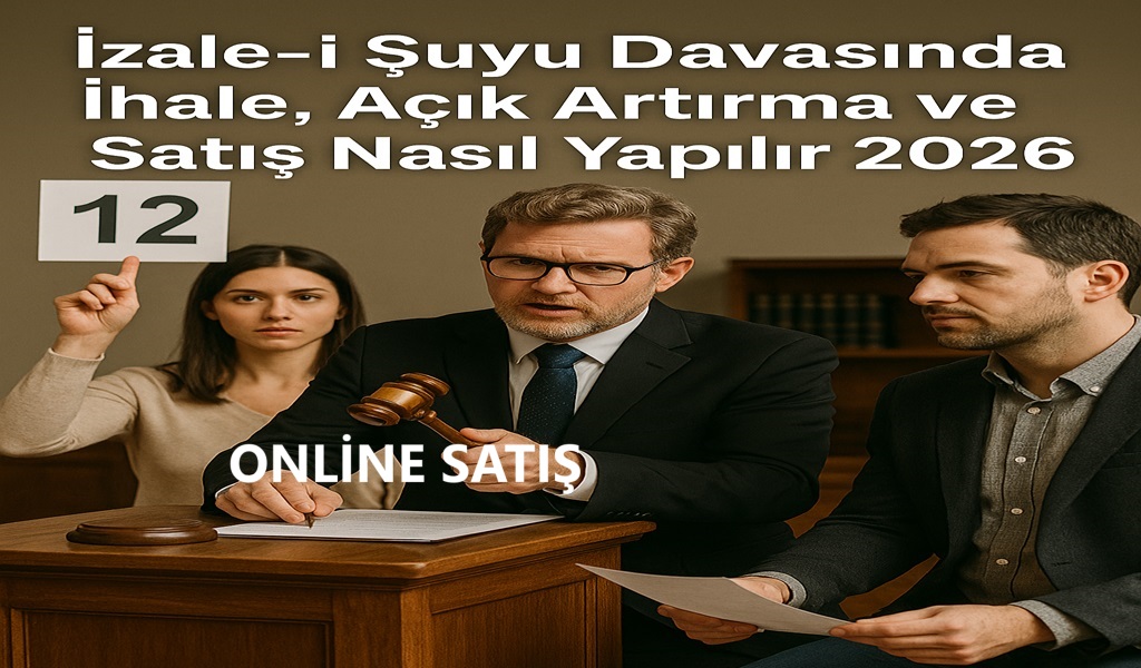 İzale-i Şuyu Davasında İhale, Açık Artırma ve Satış Nasıl Yapılır 2026?