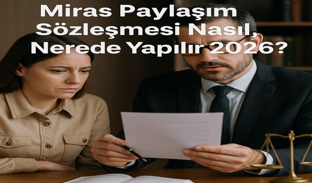 Miras Paylaşım Sözleşmesi Nasıl, Nerede Yapılır 2026?