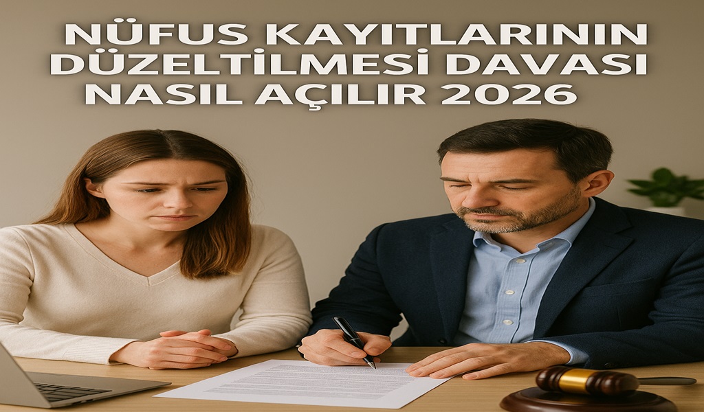 Nüfus Kayıtlarının Düzeltilmesi Davası Nasıl Açılır 2026?