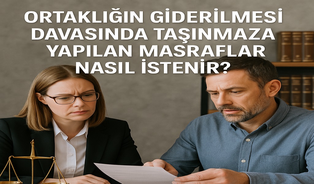 Ortaklığın Giderilmesi Davasında Taşınmaza Yapılan Masraflar Nasıl İstenir 2026?