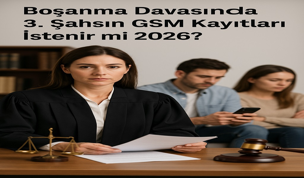 Boşanma Davasında 3. Şahsın GSM Kayıtları İstenir mi 2026?