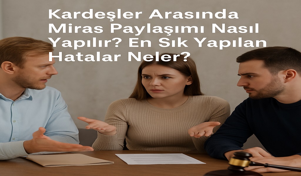Kardeşler Arasında Miras Paylaşımı Nasıl Yapılır 2026? En Sık Yapılan Hatalar Neler?