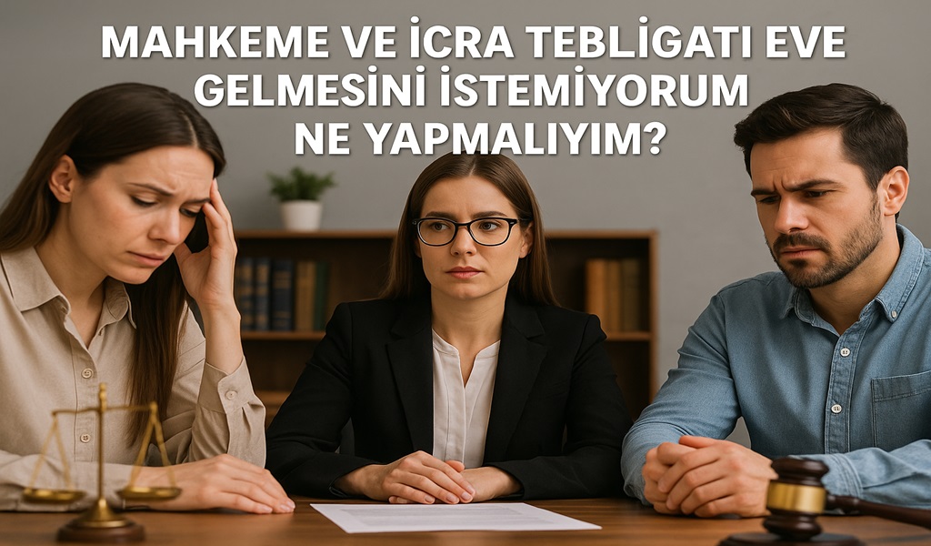 Mahkeme ve İcra Tebligatı Eve Gelmesini İstemiyorum Ne Yapmalıyım?