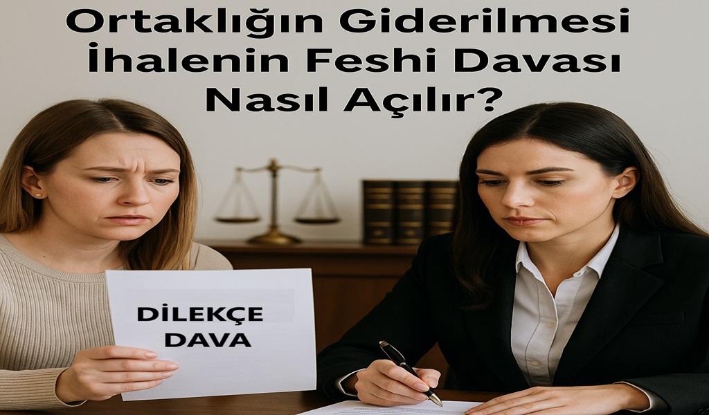 Ortaklığın Giderilmesi İhalenin Feshi Davası Nasıl Açılır 2026?