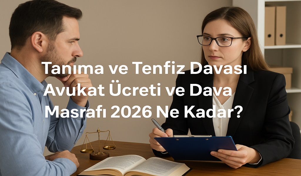 Tanıma ve Tenfiz Davası Avukat Ücreti ve Dava Masrafı 2026 Ne Kadar?