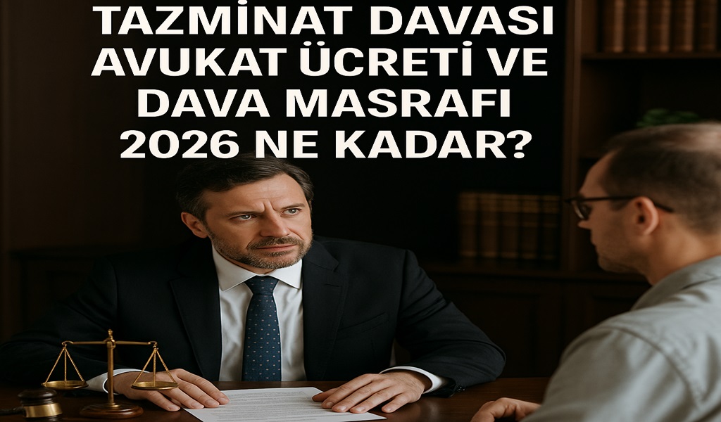 Tazminat Davası Avukat Ücreti ve Dava Masrafı 2026 Ne Kadar?
