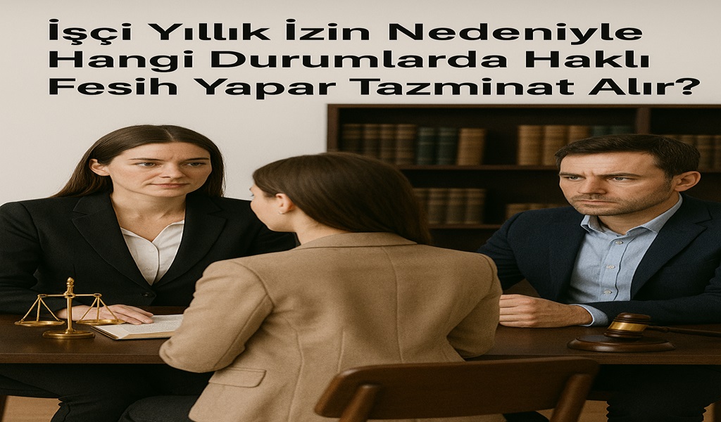 İşçi Yıllık İzin Nedeniyle Hangi Durumlarda Haklı Fesih Yapar Tazminat Alır?