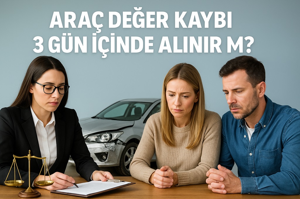 Araç değer kaybı 3 gün içinde alınır mı?