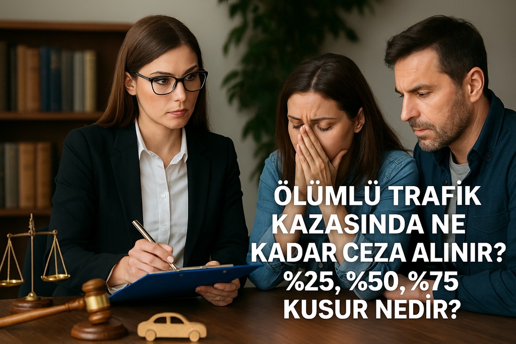Ölümlü trafik kazasında ne kadar ceza alınır? %25, %50, %75 Kusur Nedir?
