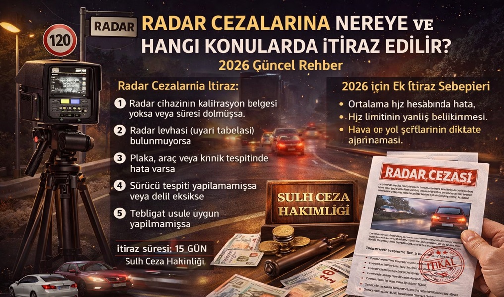 Radar Cezalarına Nereye ve Hangi Konularda İtiraz Edilir?