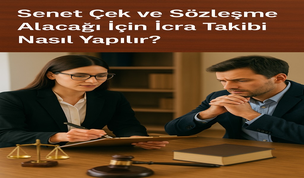Senet Çek ve Sözleşme Alacağı İçin İcra Takibi Nasıl Yapılır?