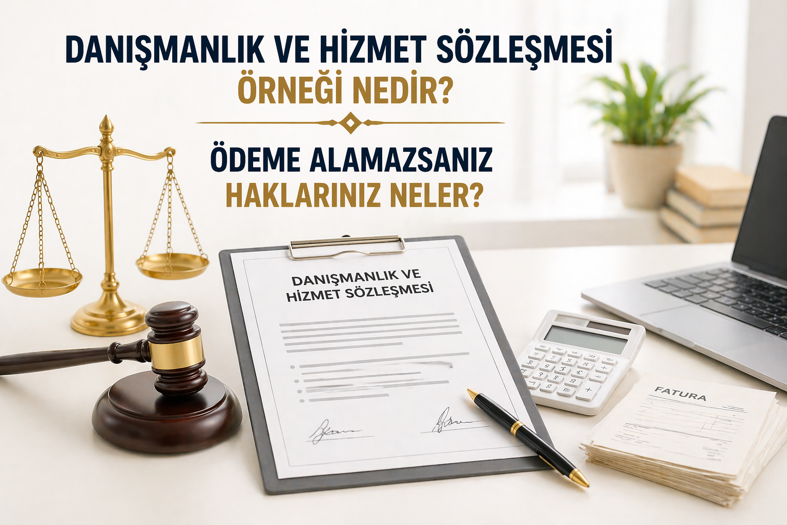 Danışmanlık ve Hizmet Sözleşmesi Örneği Nedir? Ödeme Alamazsanız Haklarınız Neler?