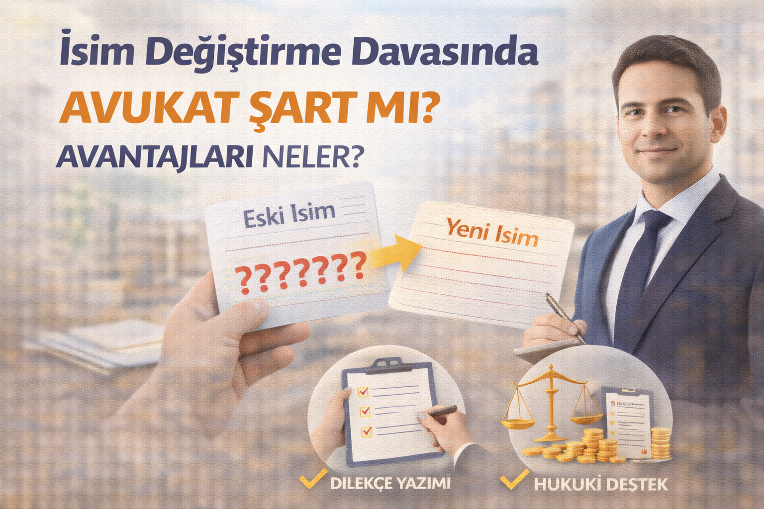 İsim Değiştirme Davasında Avukat Şart mı? Avantajları Neler?