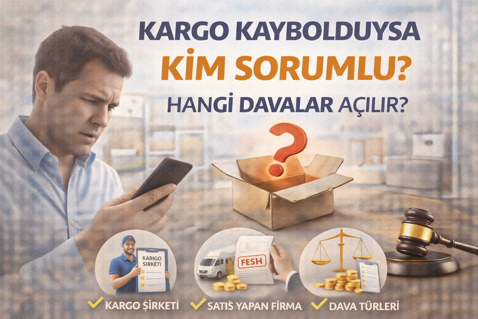 Kargo Kaybolduysa Kim Sorumlu? Hangi Davalar Açılır?