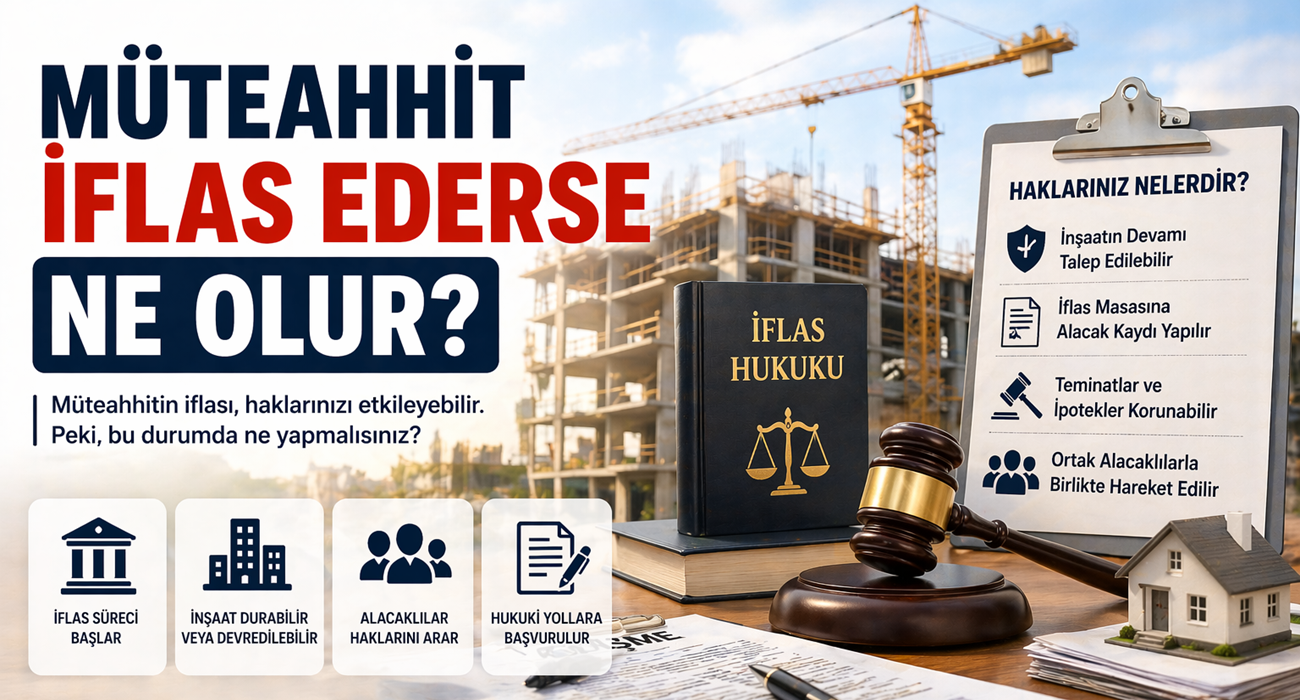 Müteahhit İflas Ederse Ne Olur? Haklarınız Nelerdir?