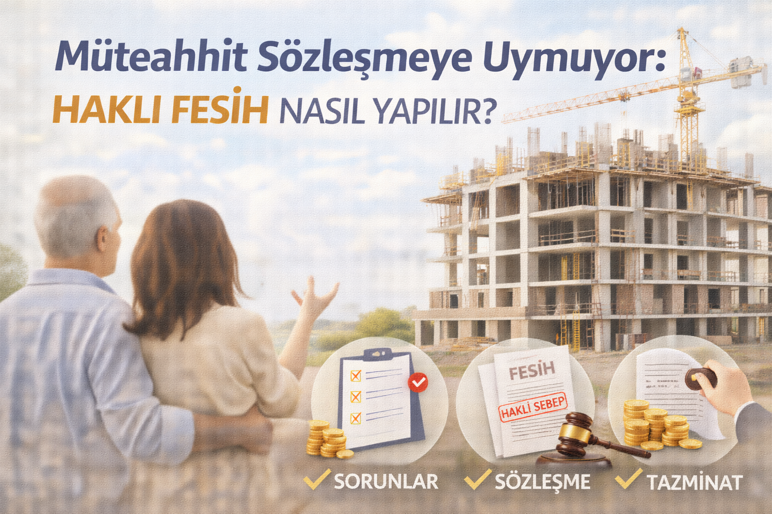 Müteahhit Sözleşmeye Uymuyor: Haklı Fesih Nasıl Yapılır