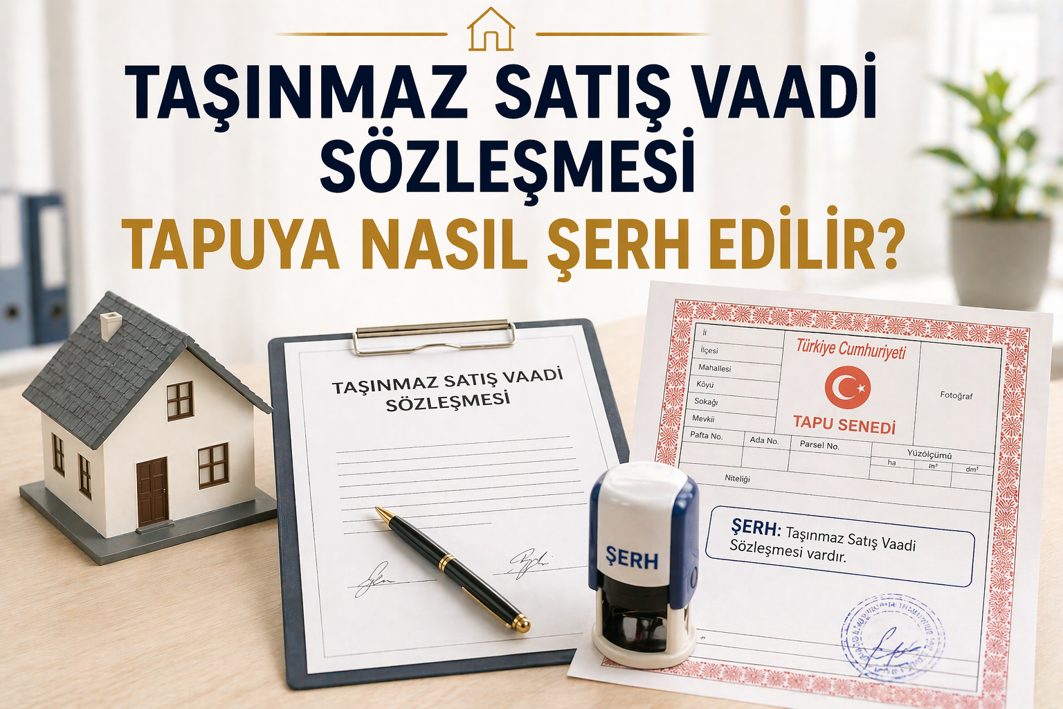 Taşınmaz Satış Vaadi Sözleşmesi Tapuya Nasıl Şerh Edilir?