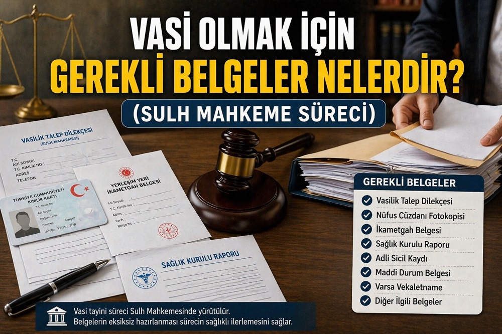 Vasi Olmak İçin Gerekli Belgeler Nelerdir? (Sulh Mahkeme Süreci) 