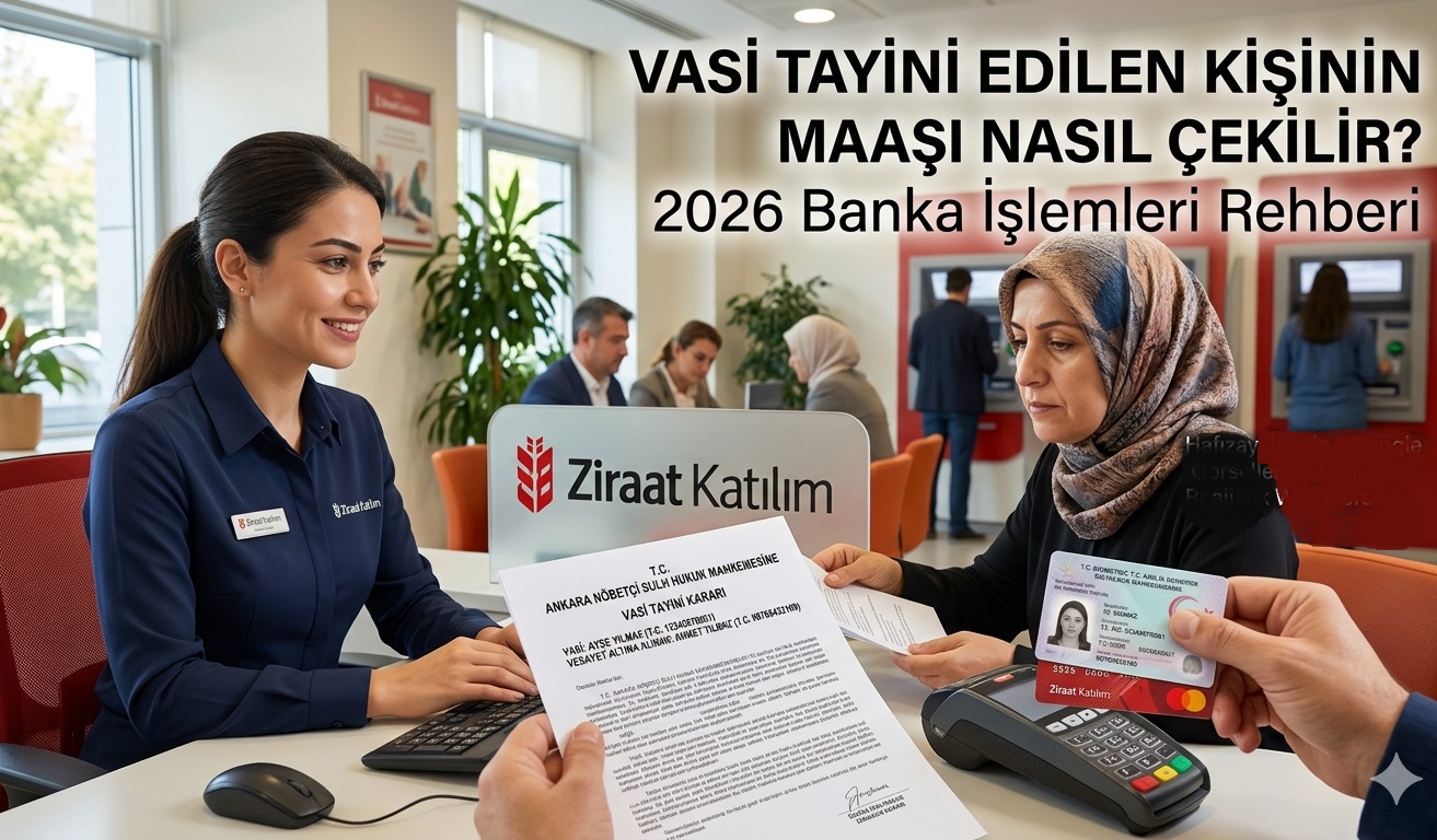 Vasi Tayini Edilen Kişinin Maaşı Nasıl Çekilir?