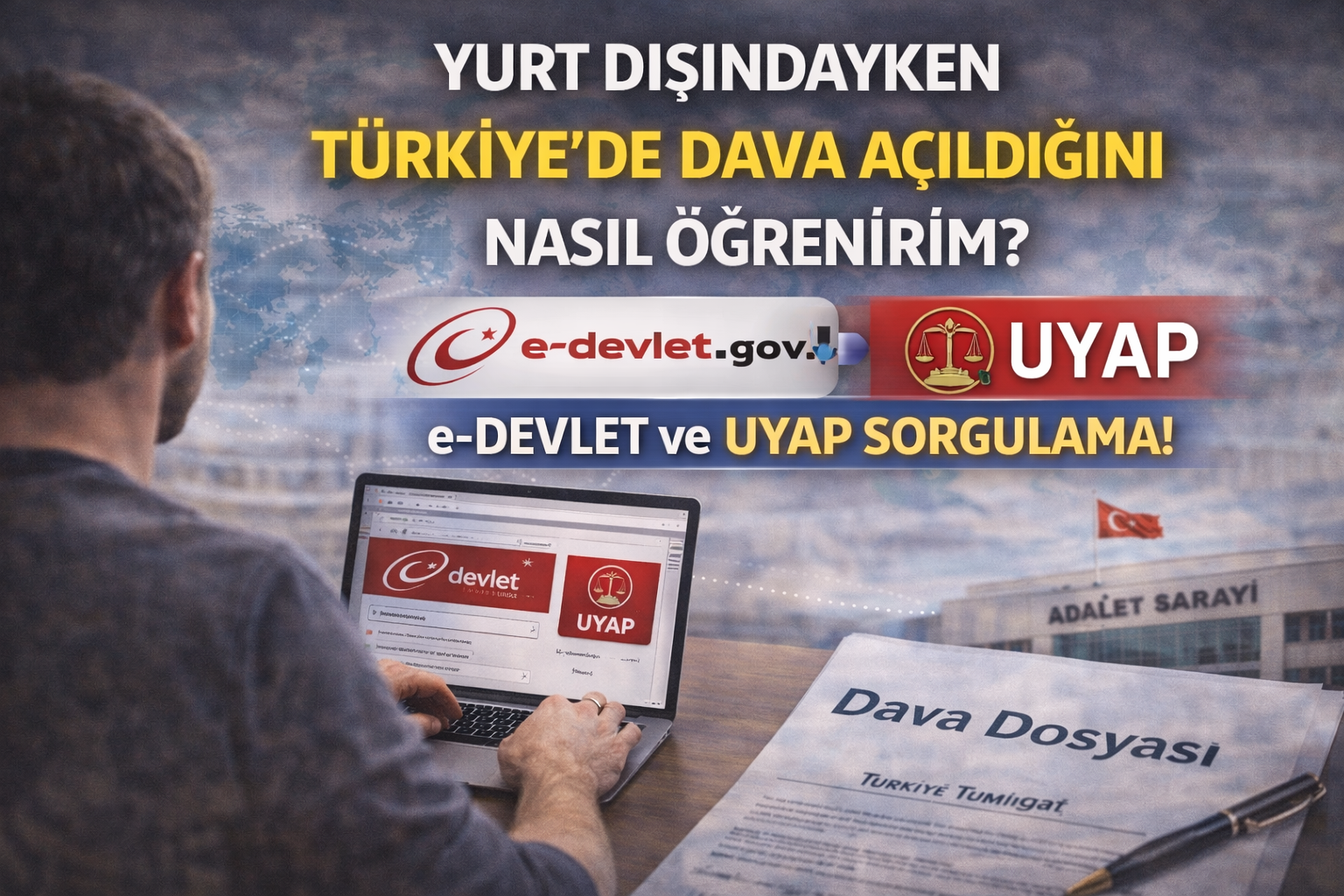 Yurt Dışındayken Türkiye’de Dava Açıldığını Nasıl Öğrenirim?