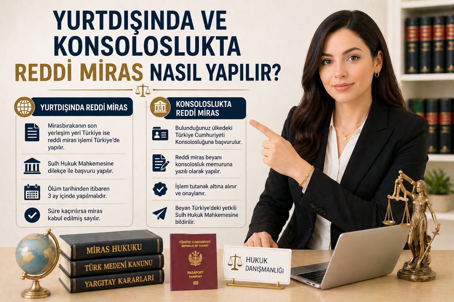 Yurtdışında ve Konsoloslukta Reddi Miras Nasıl Yapılır?